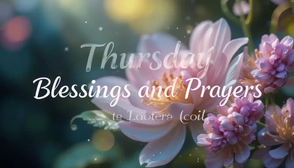 thursday blessings and prayer