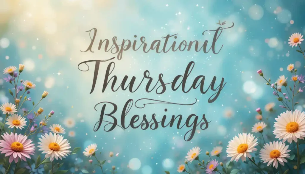 Thursday Blessings and Prayers Bible Verses