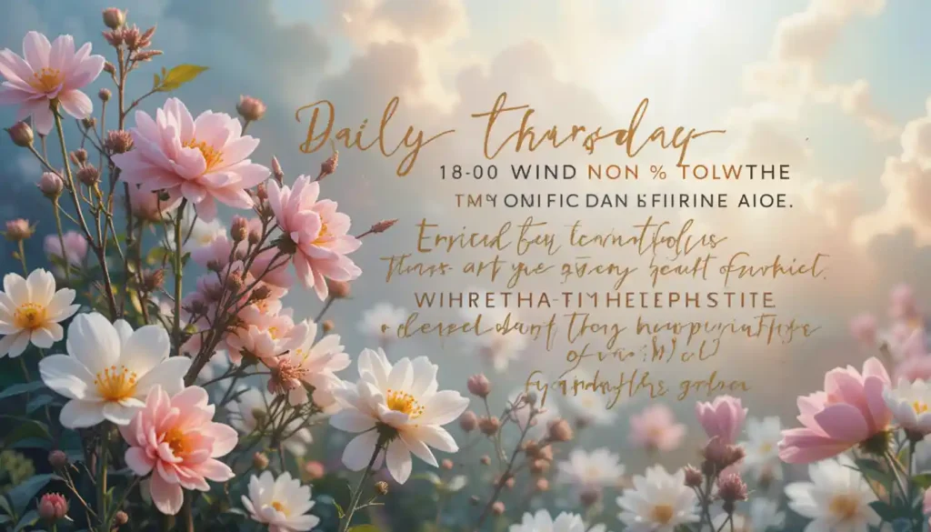 Thursday Blessings and Prayers Bible Verses