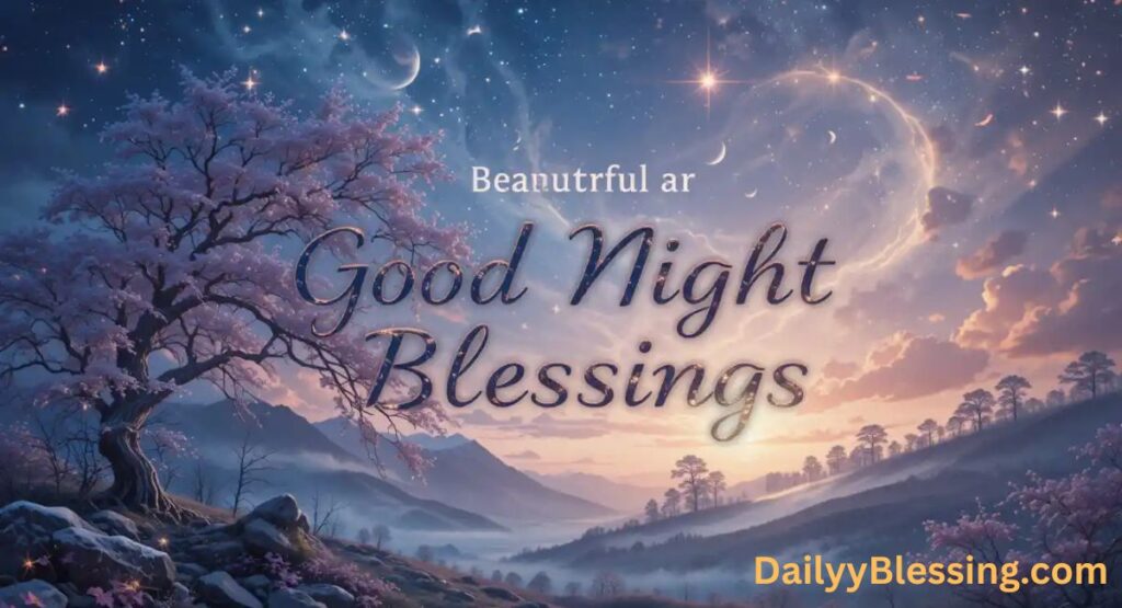 cute good night blessings