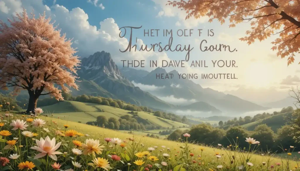 thursday blessings and prayer