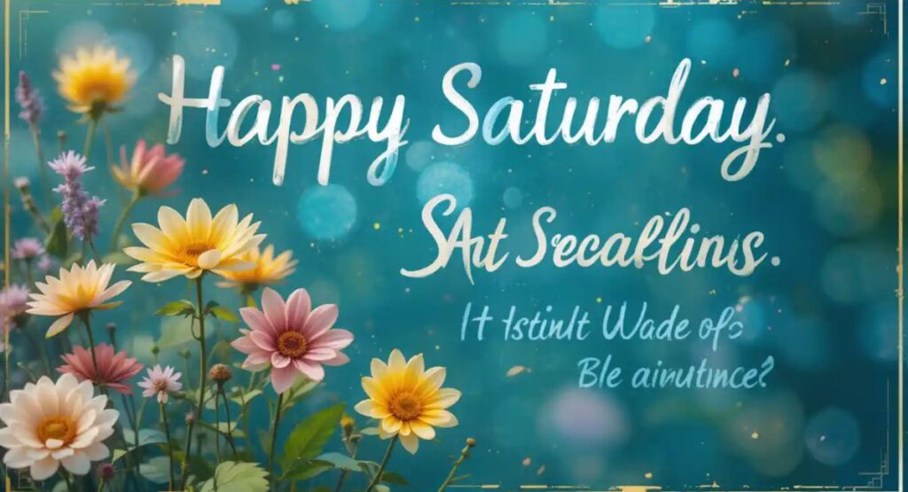 saturday blessings images