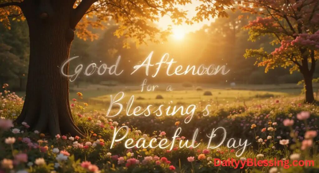 good afternoon prayer