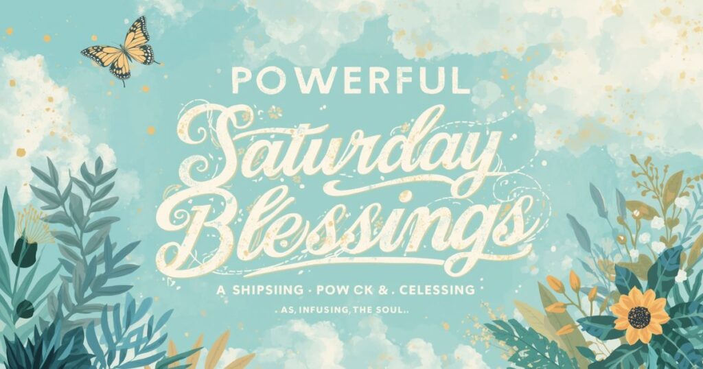 Saturday Blessings