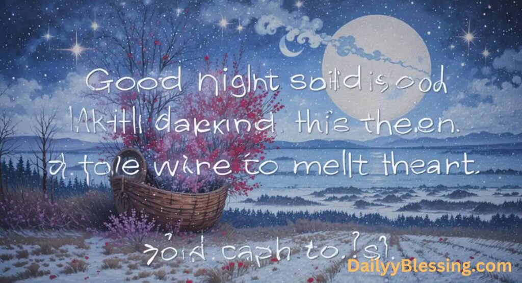 cute good night blessings
