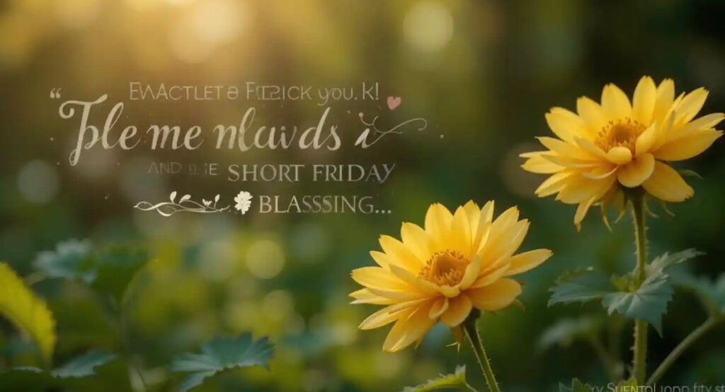 Good Morning Friday Blessings