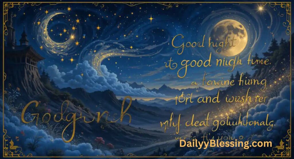 cute good night blessings