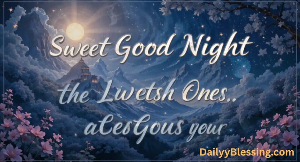 cute good night blessings