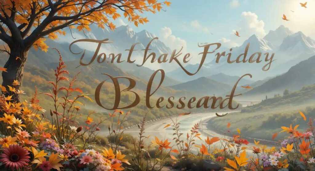 Good Morning Friday Blessings