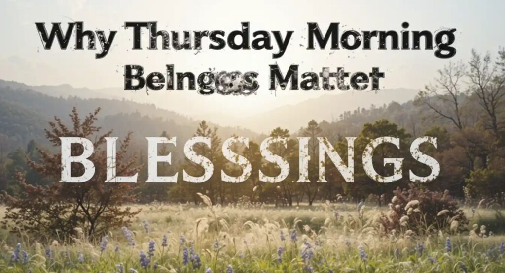 Thursday Blessings