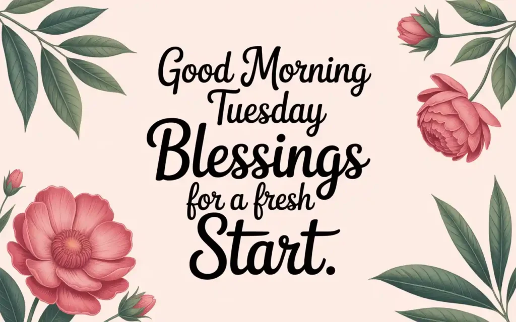 tuesday blessings and prayers