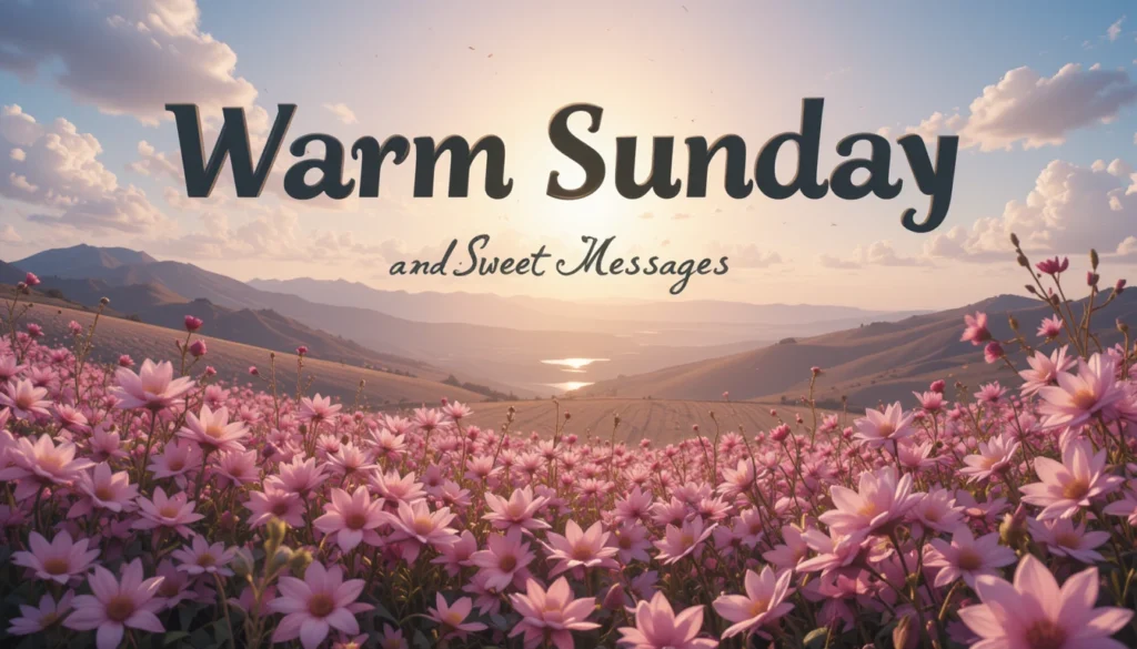 sunday blessings and prayers