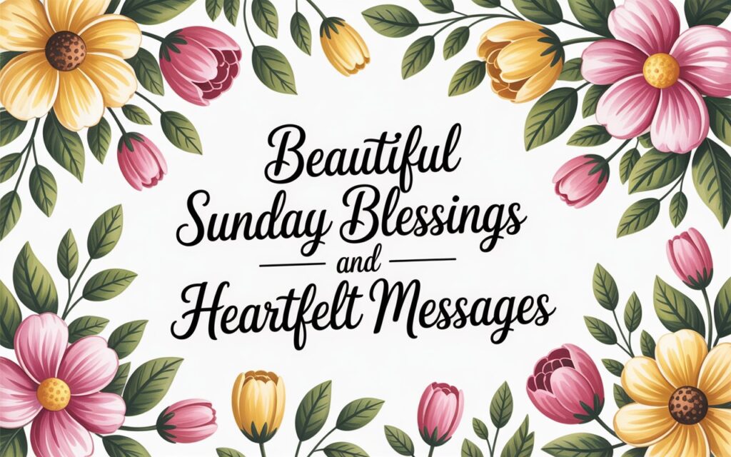 sunday blessings and prayers