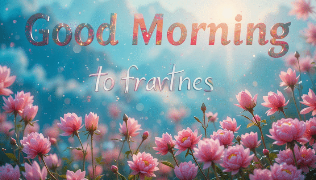 cute good morning blessings