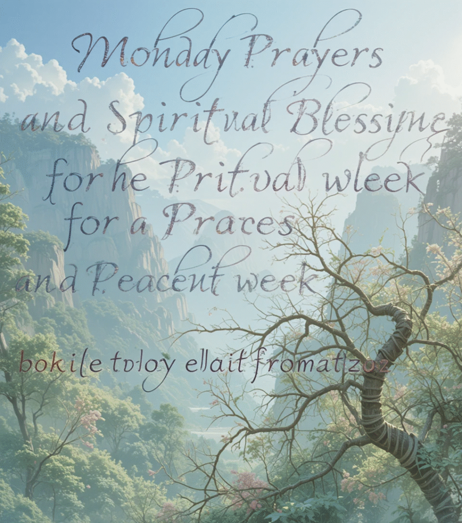 positive monday blessings