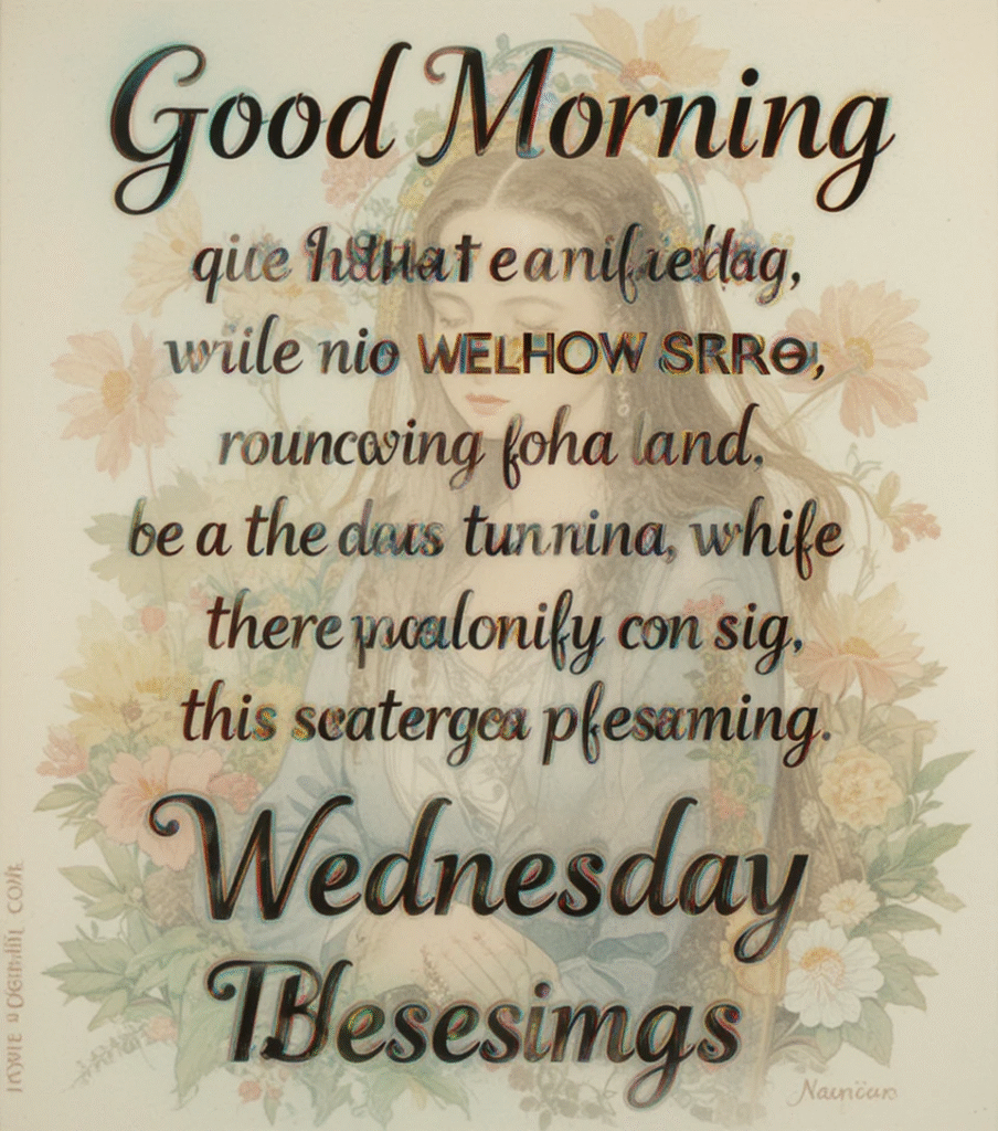 happy Wednesday blessings cute