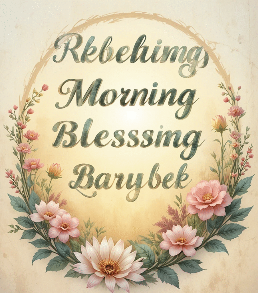 positive good morning blessings