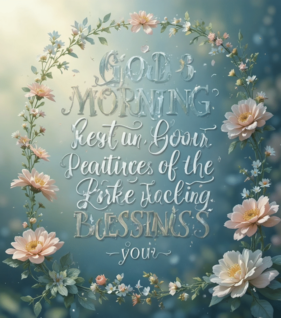 positive good morning blessings