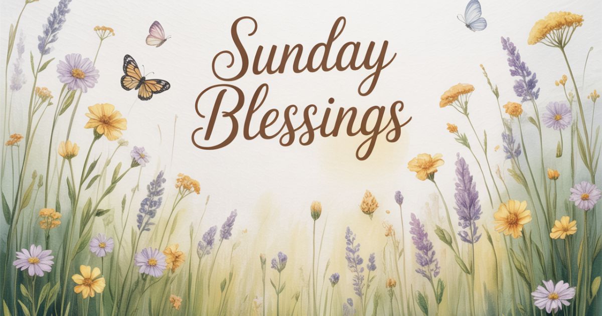 Sunday Blessings