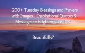 tuesday blessings and prayers
