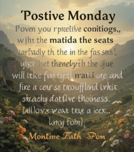 positive monday blessings