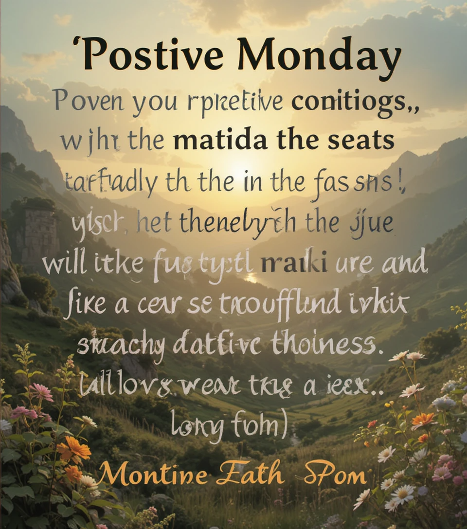 positive monday blessings