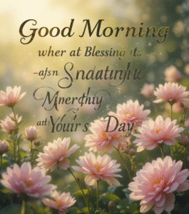 positive good morning blessings